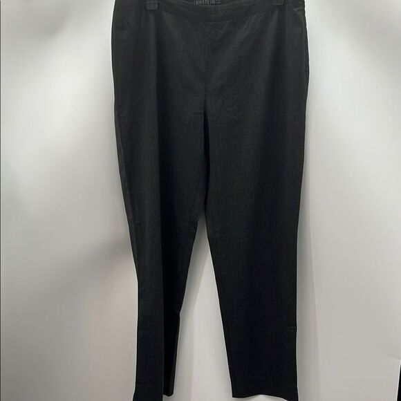 Lafayette 148 New York Black Straight Leg Pants - Picture 1 of 6